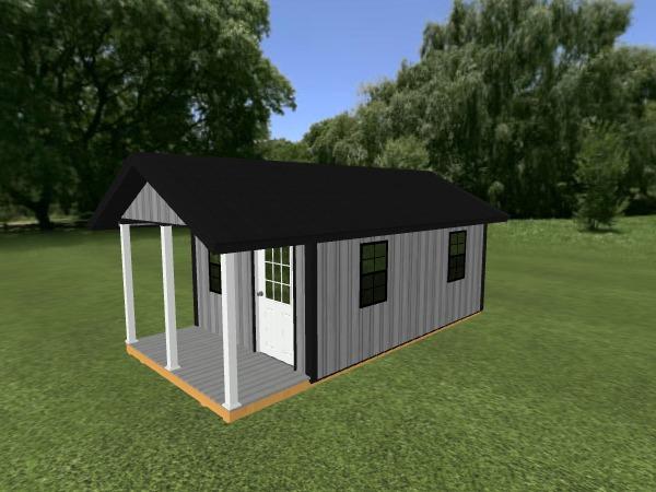 Lofted Cabin: 10' x 20'